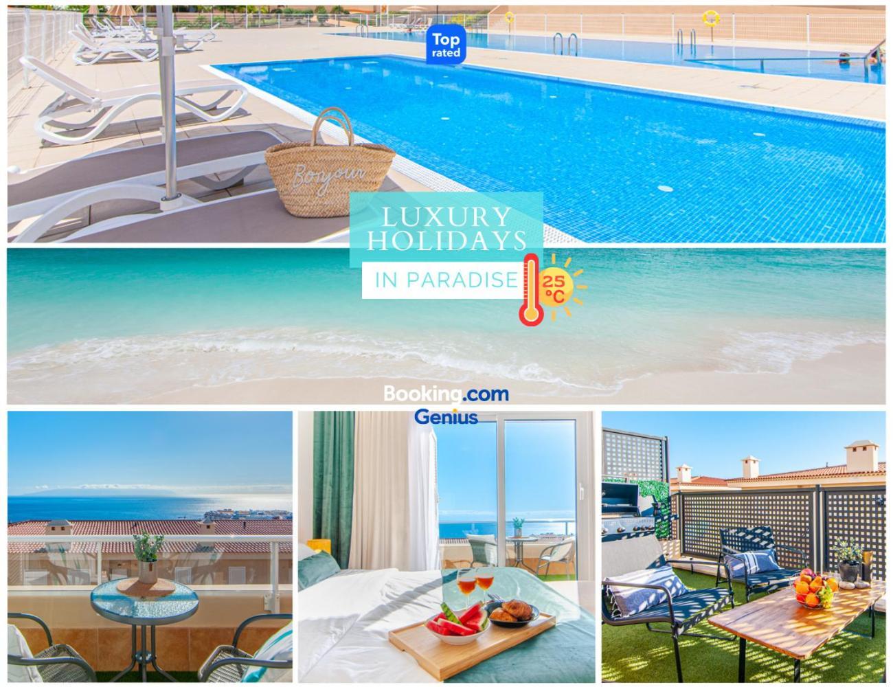 Luxury Townhouse With Panoramic Sea View Villa Puerto de Santiago  Luaran gambar